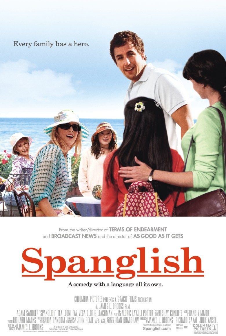 L'affiche du film Spanglish: j'en perds mon latin!