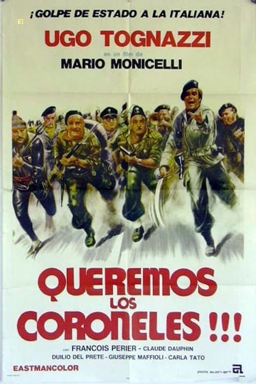 L'affiche originale du film Vogliamo i colonnelli en italien