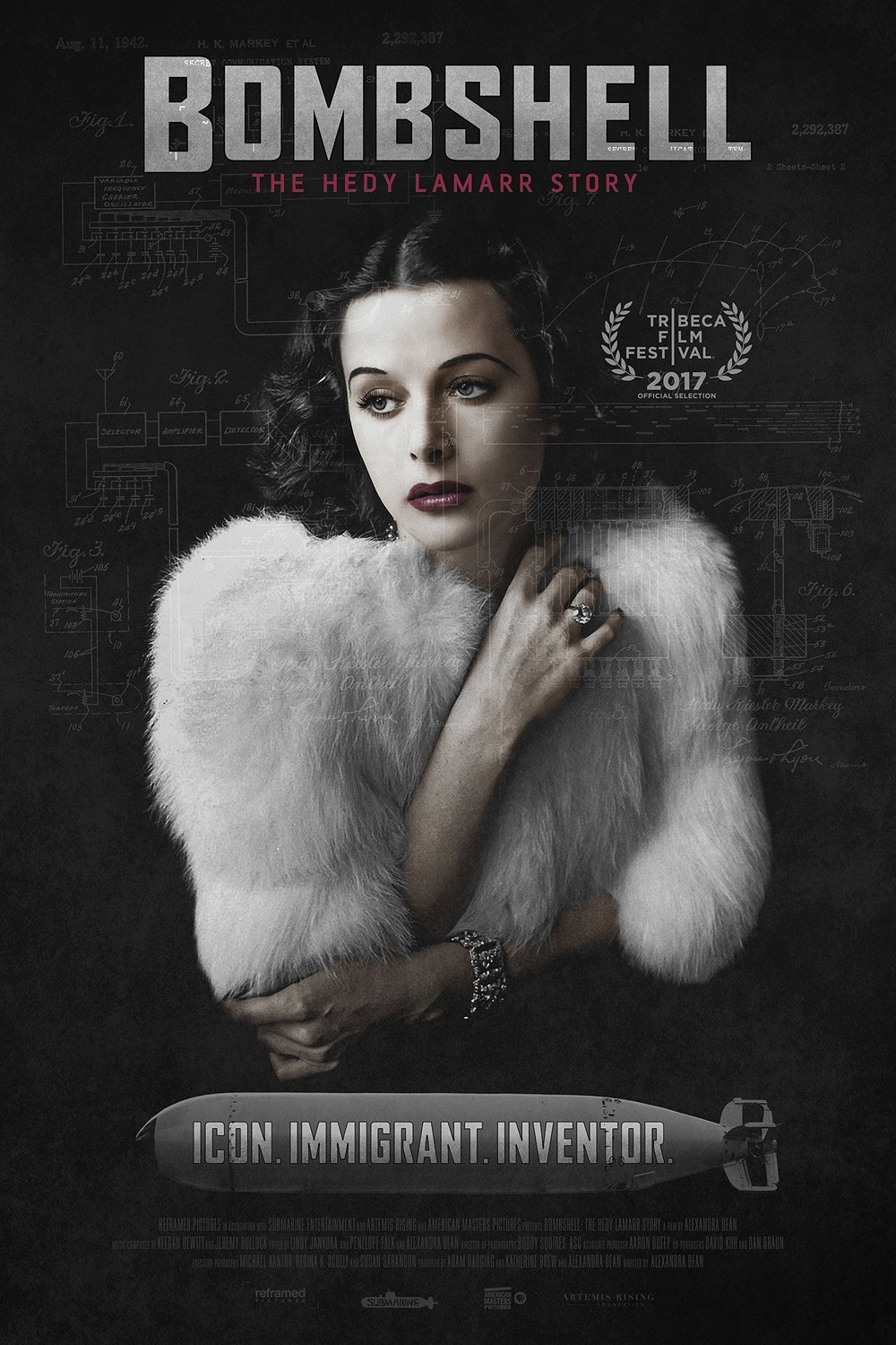 L'affiche du film Bombshell: The Hedy Lamarr Story