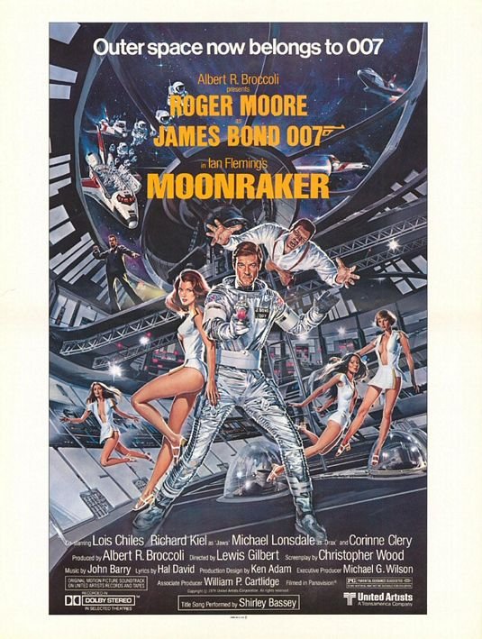 L'affiche du film Moonraker
