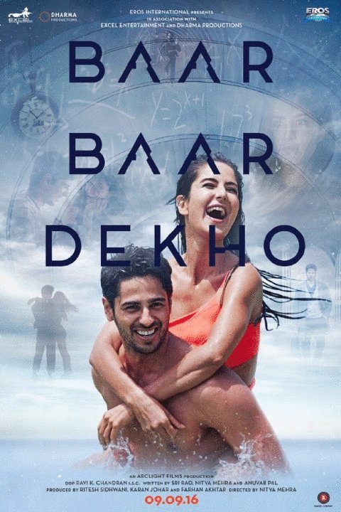 L'affiche originale du film Baar Baar Dekho en Hindi