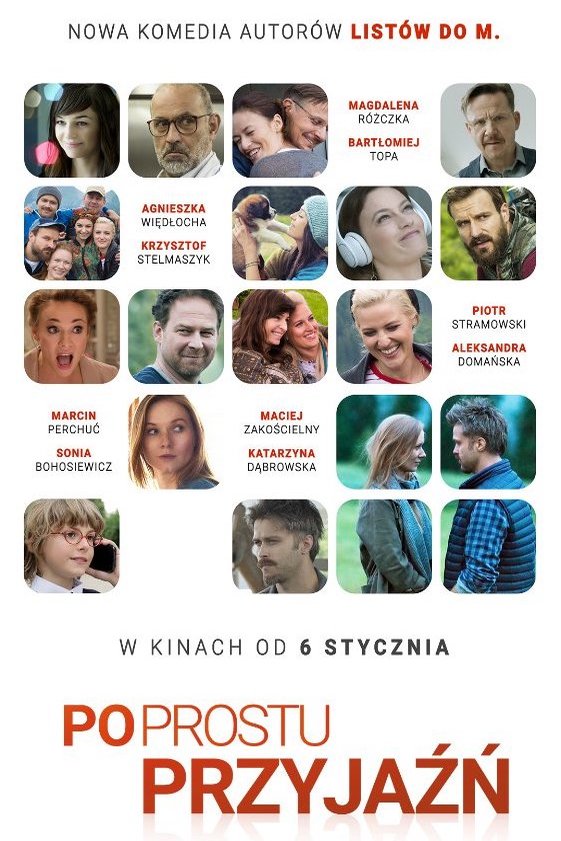 Polish poster of the movie Po prostu przyjazn
