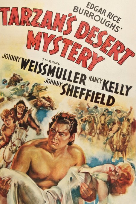 L'affiche du film Tarzan's Desert Mystery