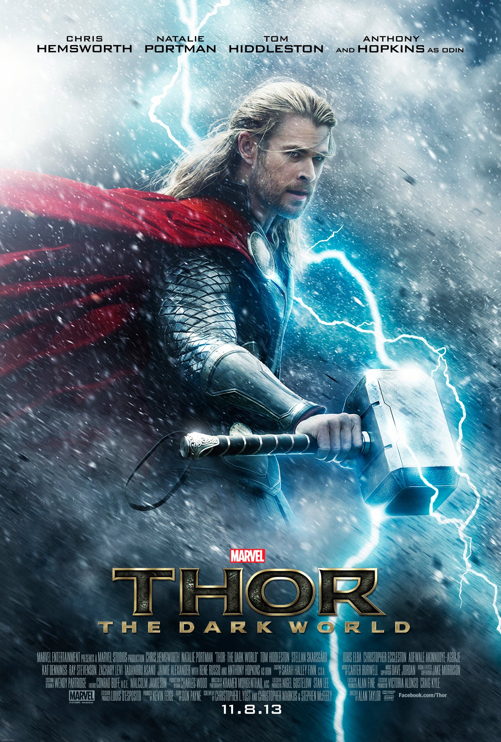 L'affiche du film Thor: The Dark World
