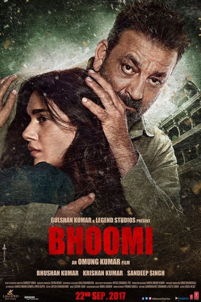L'affiche originale du film Bhoomi en Hindi
