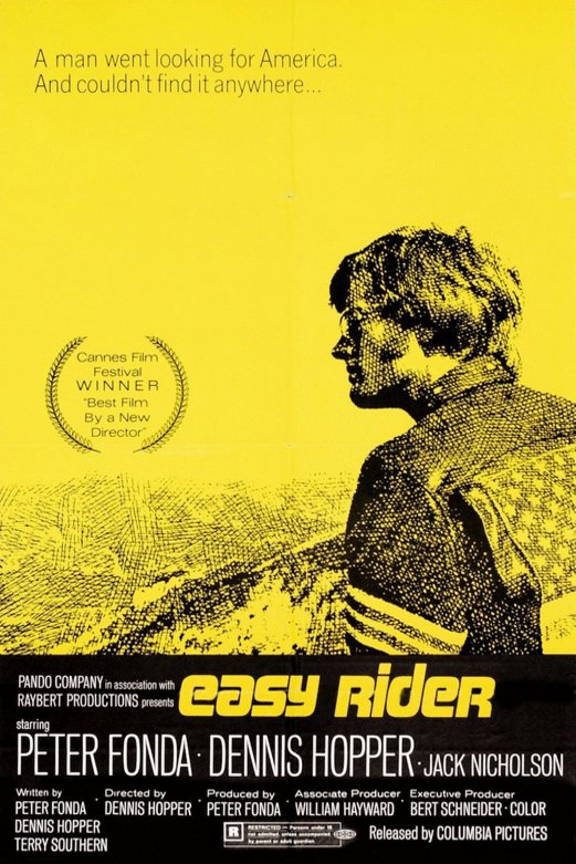 L'affiche du film Easy Rider v.f.