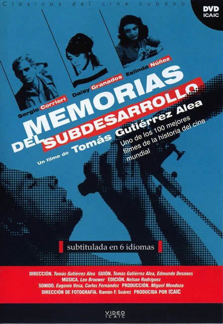 Spanish poster of the movie Memorias del subdesarrollo