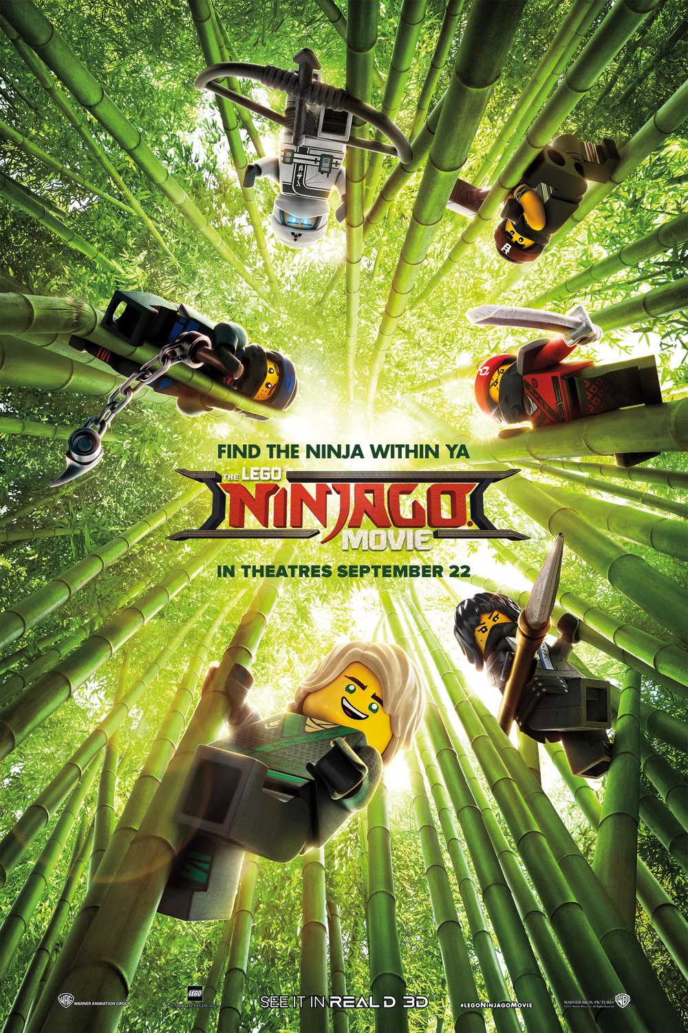 L'affiche du film The Lego Ninjago Movie