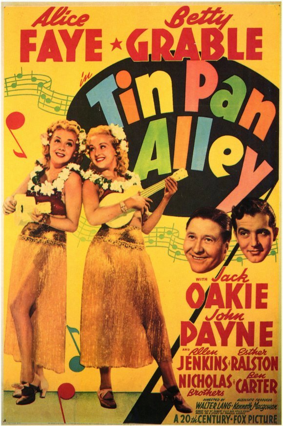 L'affiche du film Tin Pan Alley