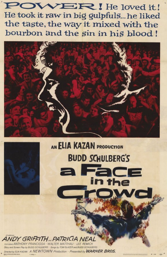 L'affiche du film A Face in the Crowd