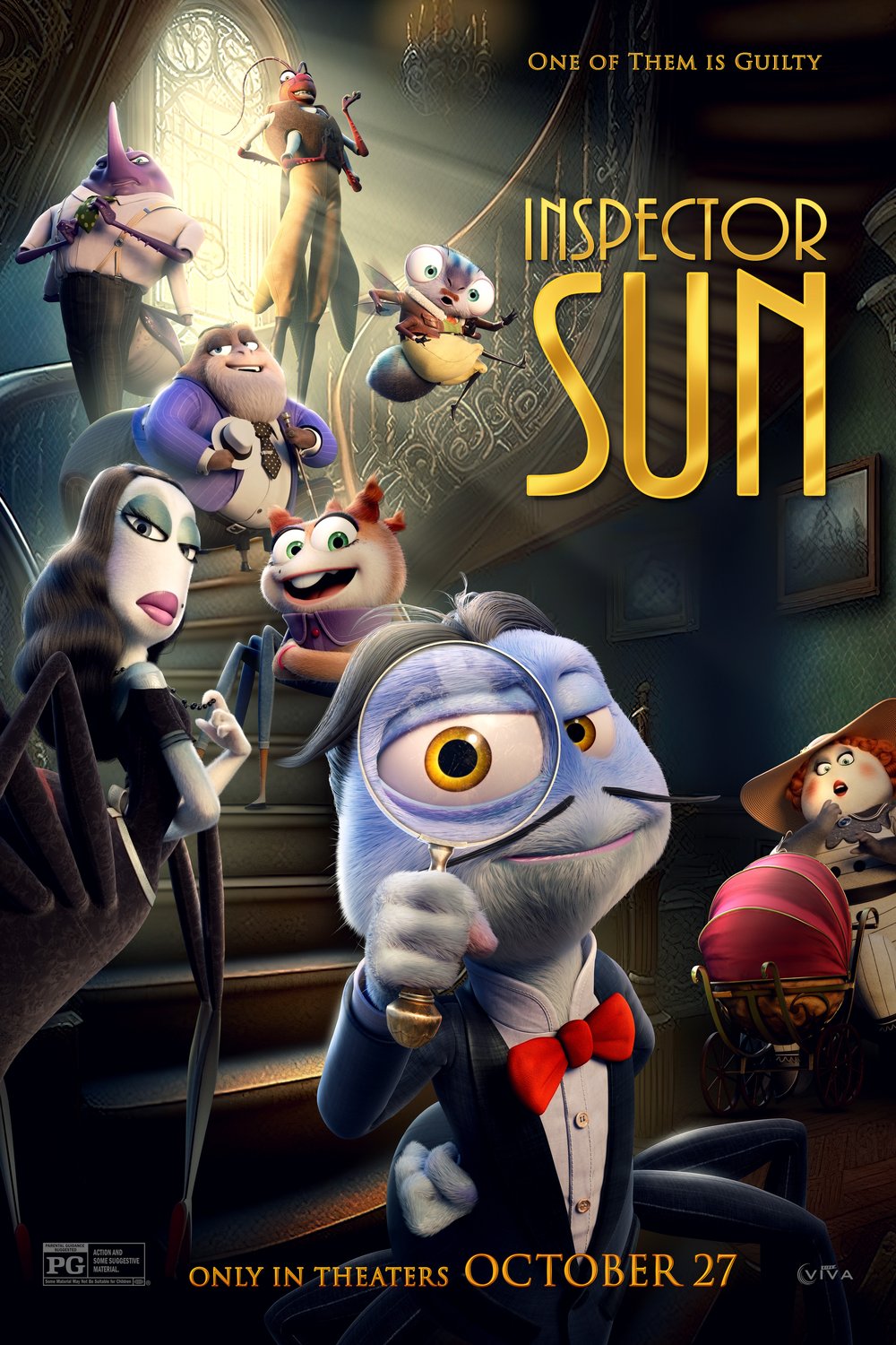 L'affiche du film Inspector Sun: The Curse of the Black Widow