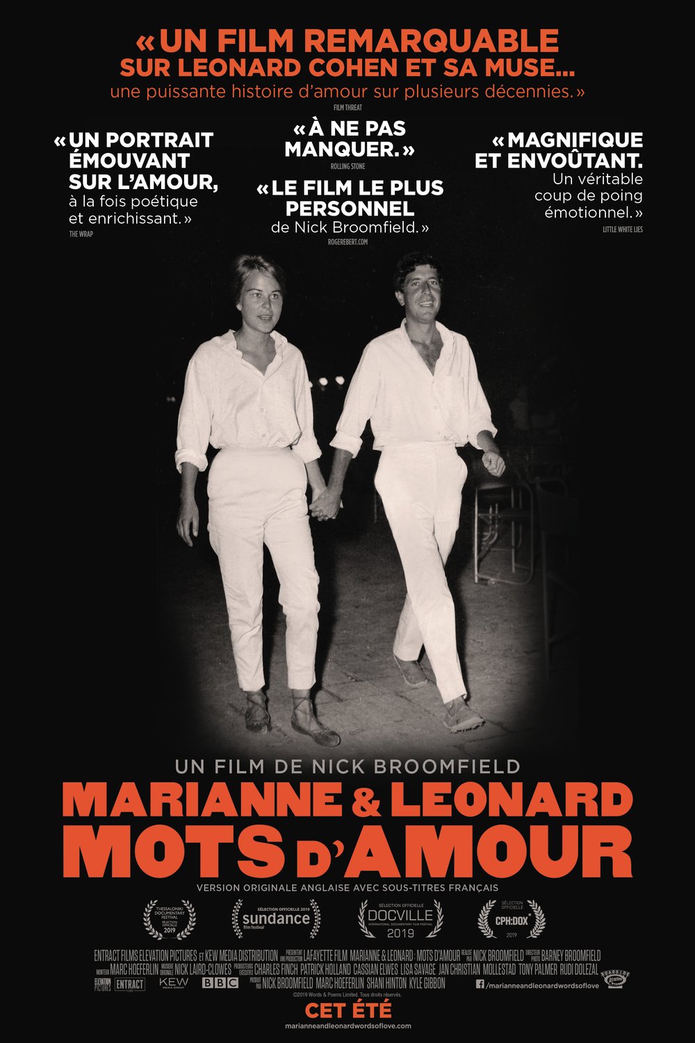 Poster of the movie Marianne & Leonard: Mots d'amour