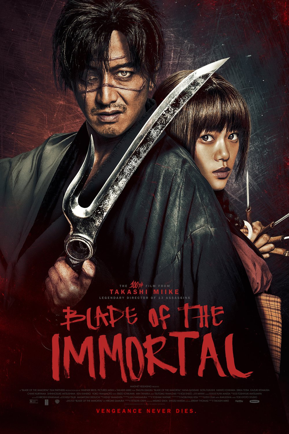 L'affiche du film Blade of the Immortal