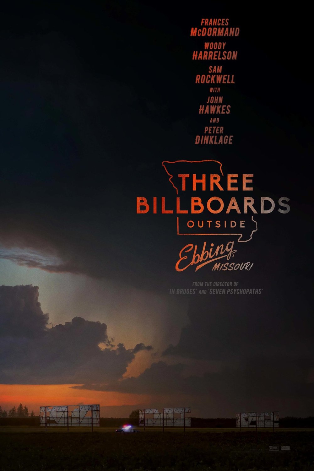 L'affiche du film Trois affiches tout près d'Ebbing, Missouri
