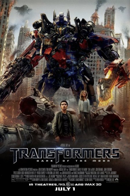 L'affiche du film Transformers: Dark of the Moon