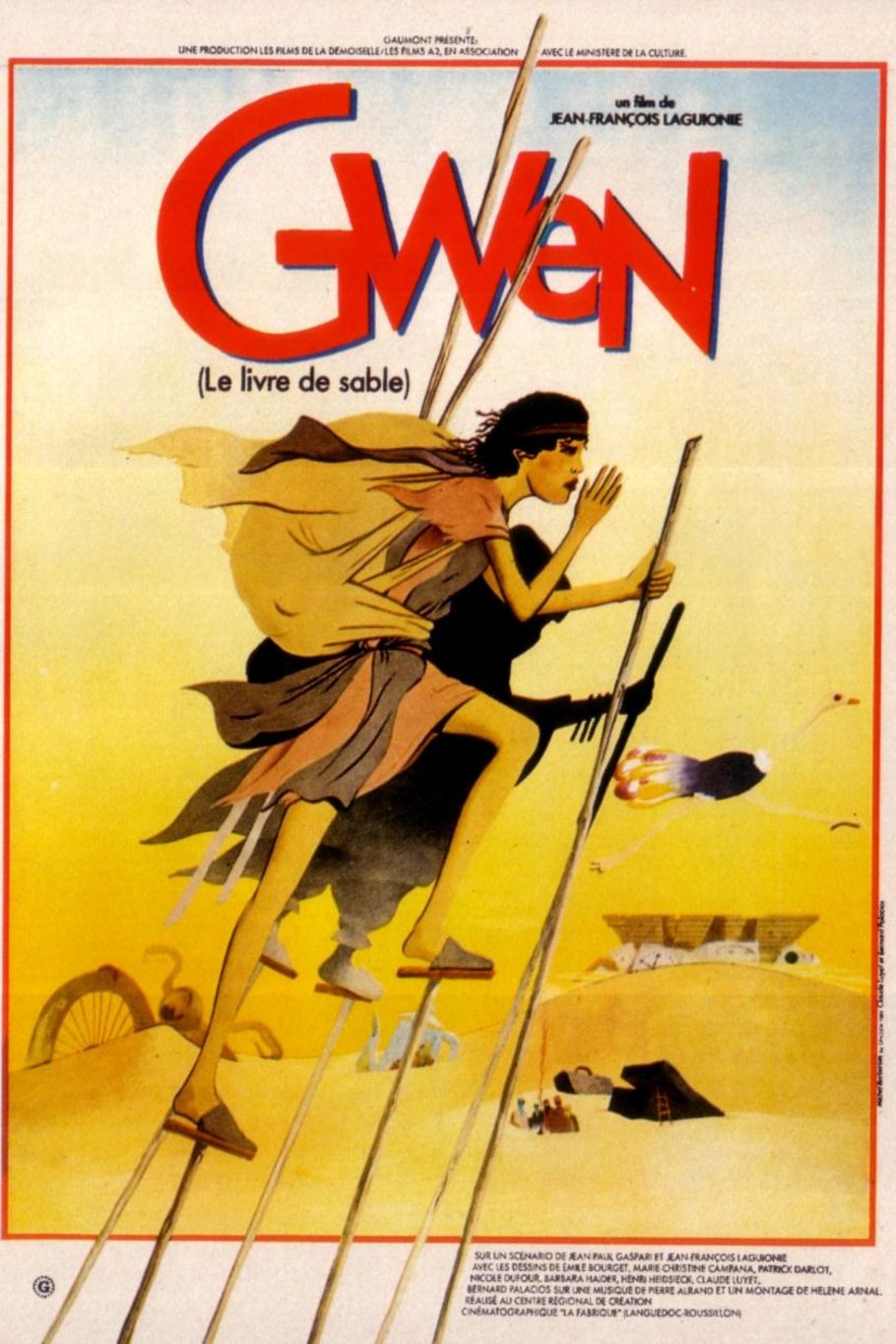 L'affiche du film Gwen, le livre de sable