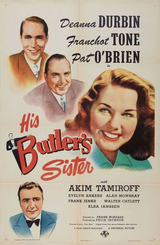 L'affiche du film His Butler's Sister