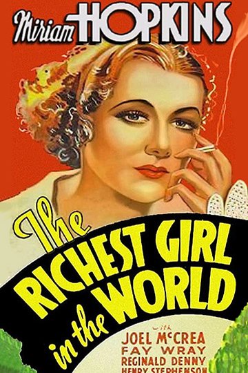 L'affiche du film The Richest Girl in the World