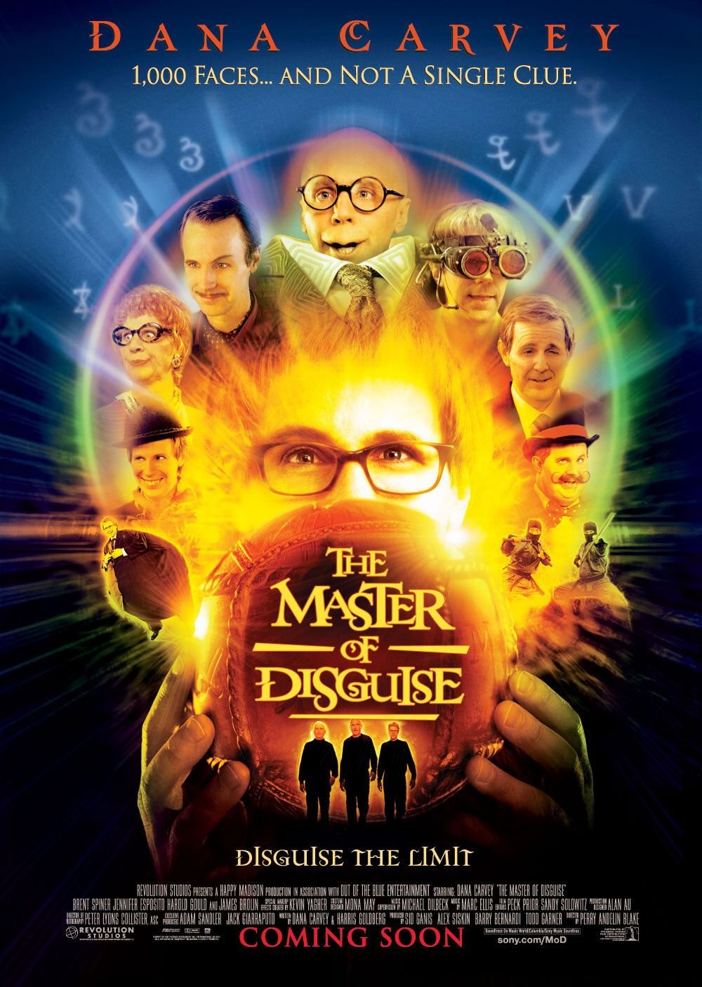 L'affiche du film The Master of Disguise