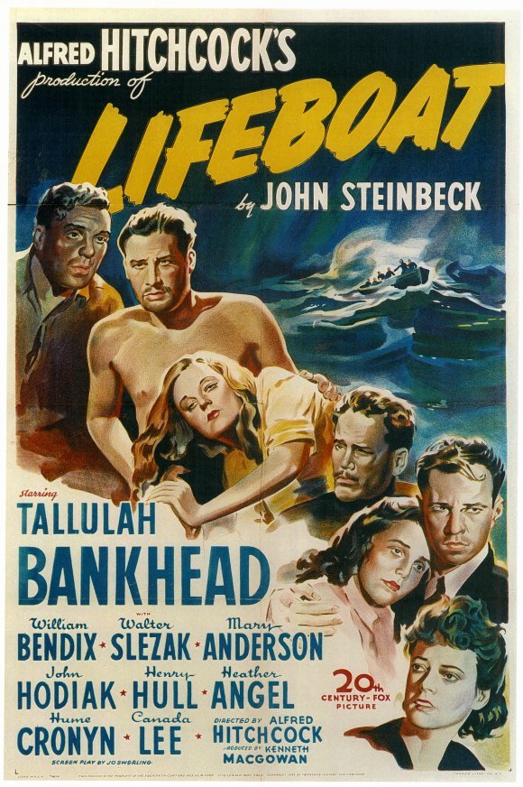 L'affiche du film Lifeboat