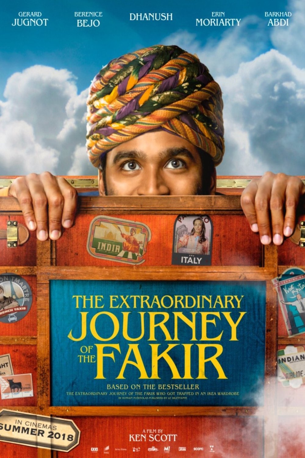 L'affiche du film The Extraordinary Journey of the Fakir