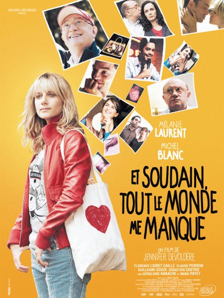 L'affiche originale du film Et soudain tout le monde me manque en français