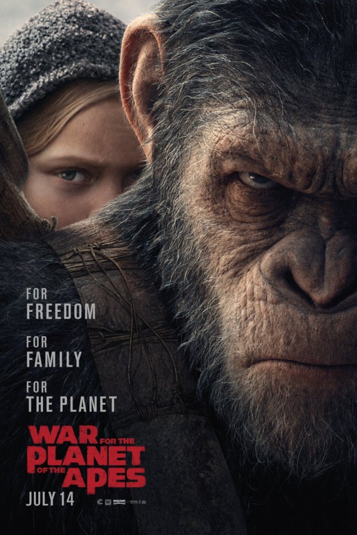 L'affiche du film War for the Planet of the Apes