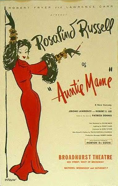L'affiche du film Auntie Mame