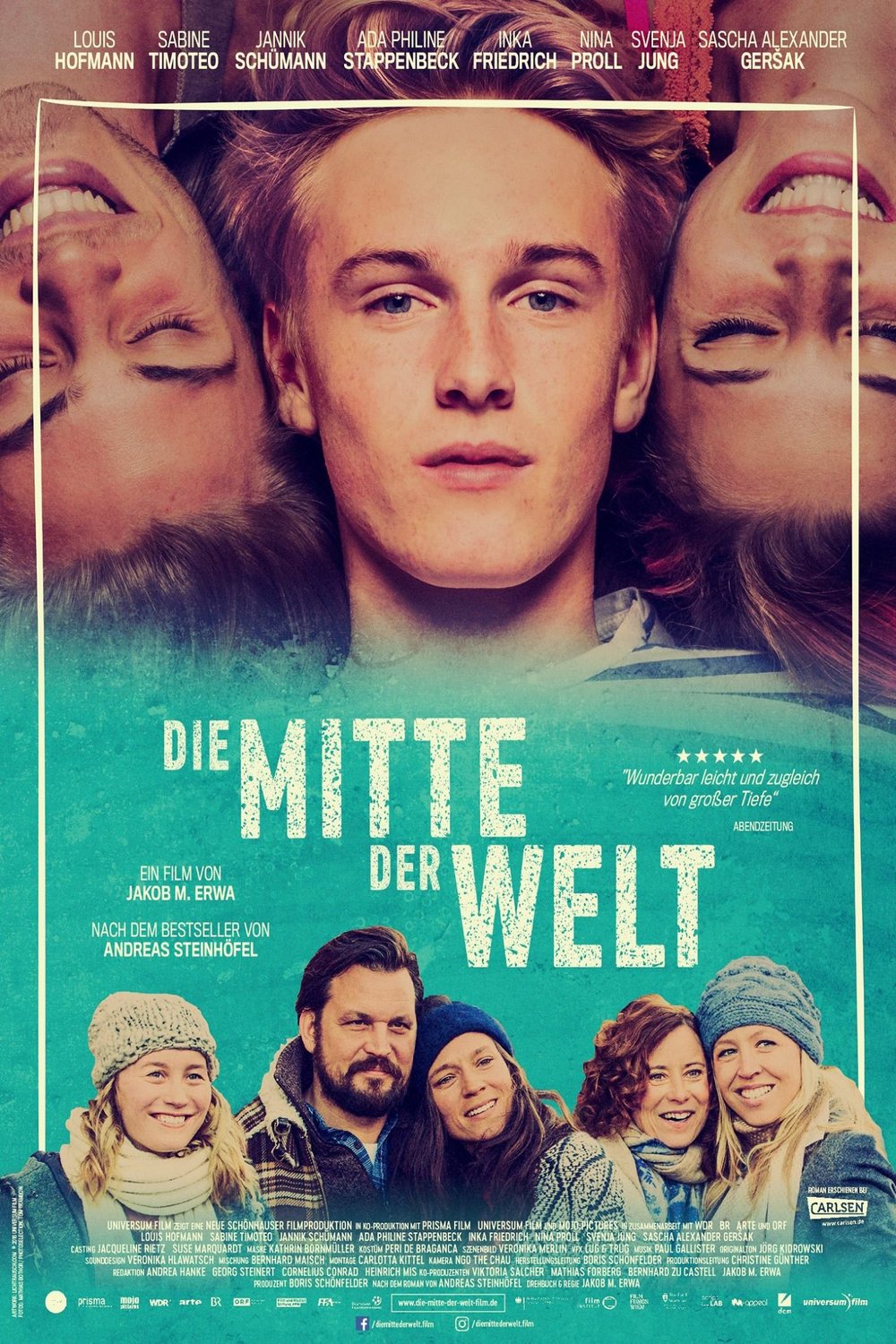 German poster of the movie Die Mitte der Welt