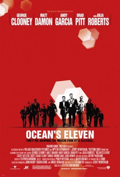 L'affiche du film Ocean's Eleven