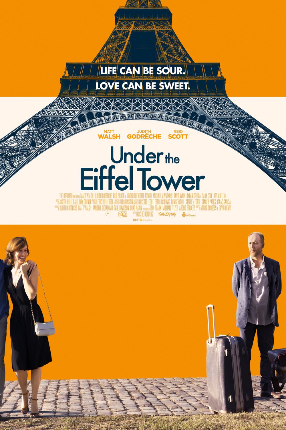 L'affiche du film Under the Eiffel Tower