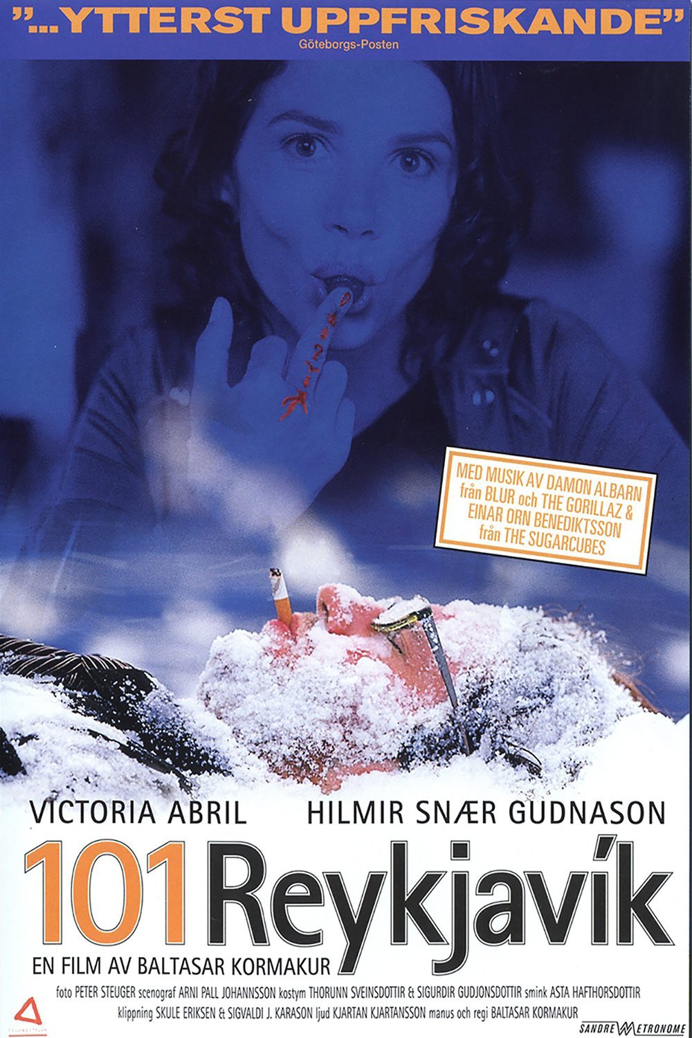Icelandic poster of the movie 101 Reykjavík
