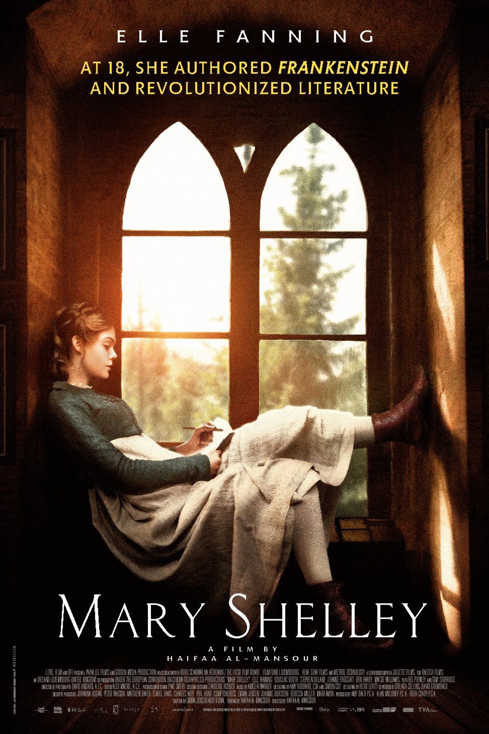 L'affiche du film Mary Shelley