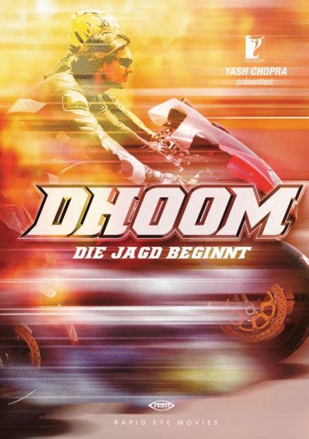 L'affiche originale du film Dhoom en Hindi