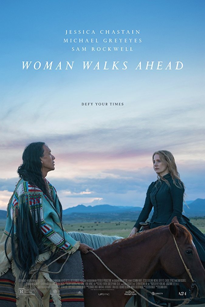 L'affiche du film Woman Walks Ahead