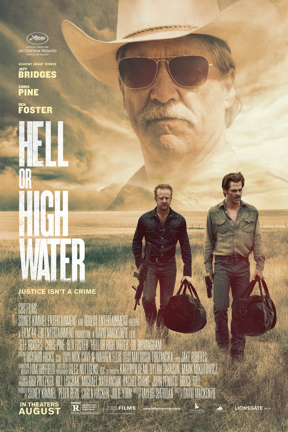 L'affiche du film Hell or High Water