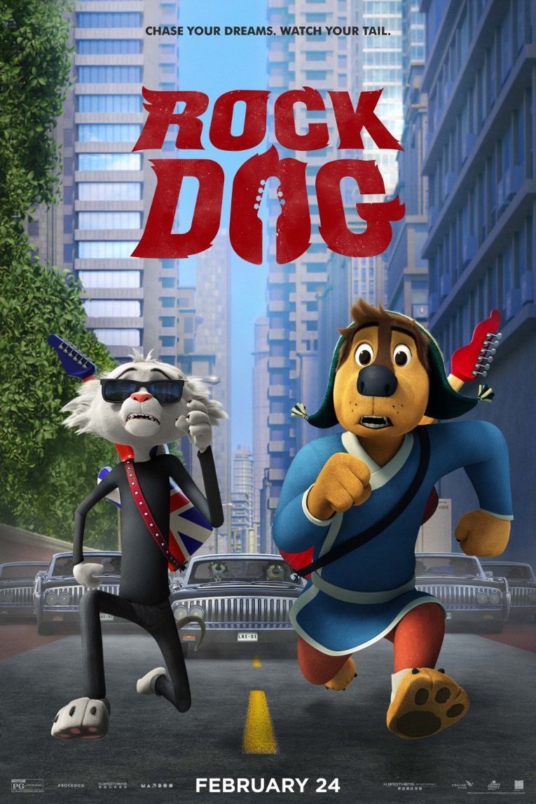 L'affiche du film Rock Dog v.f.