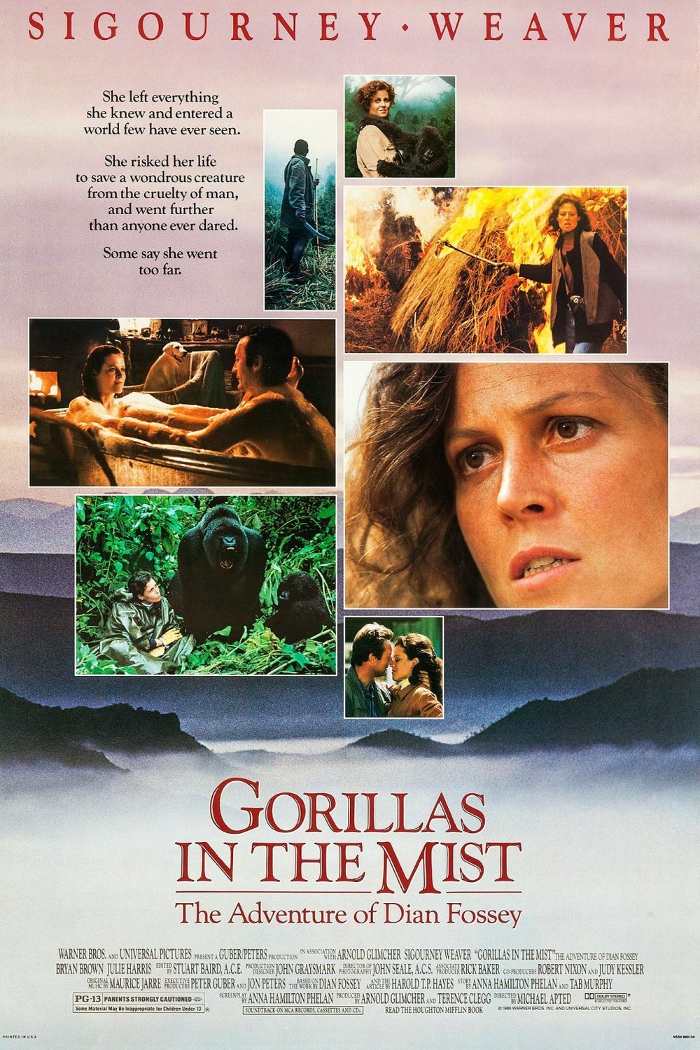 L'affiche du film Gorilles dans la brume