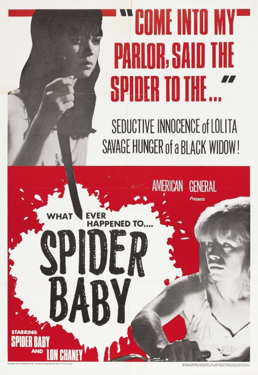 L'affiche du film Spider Baby