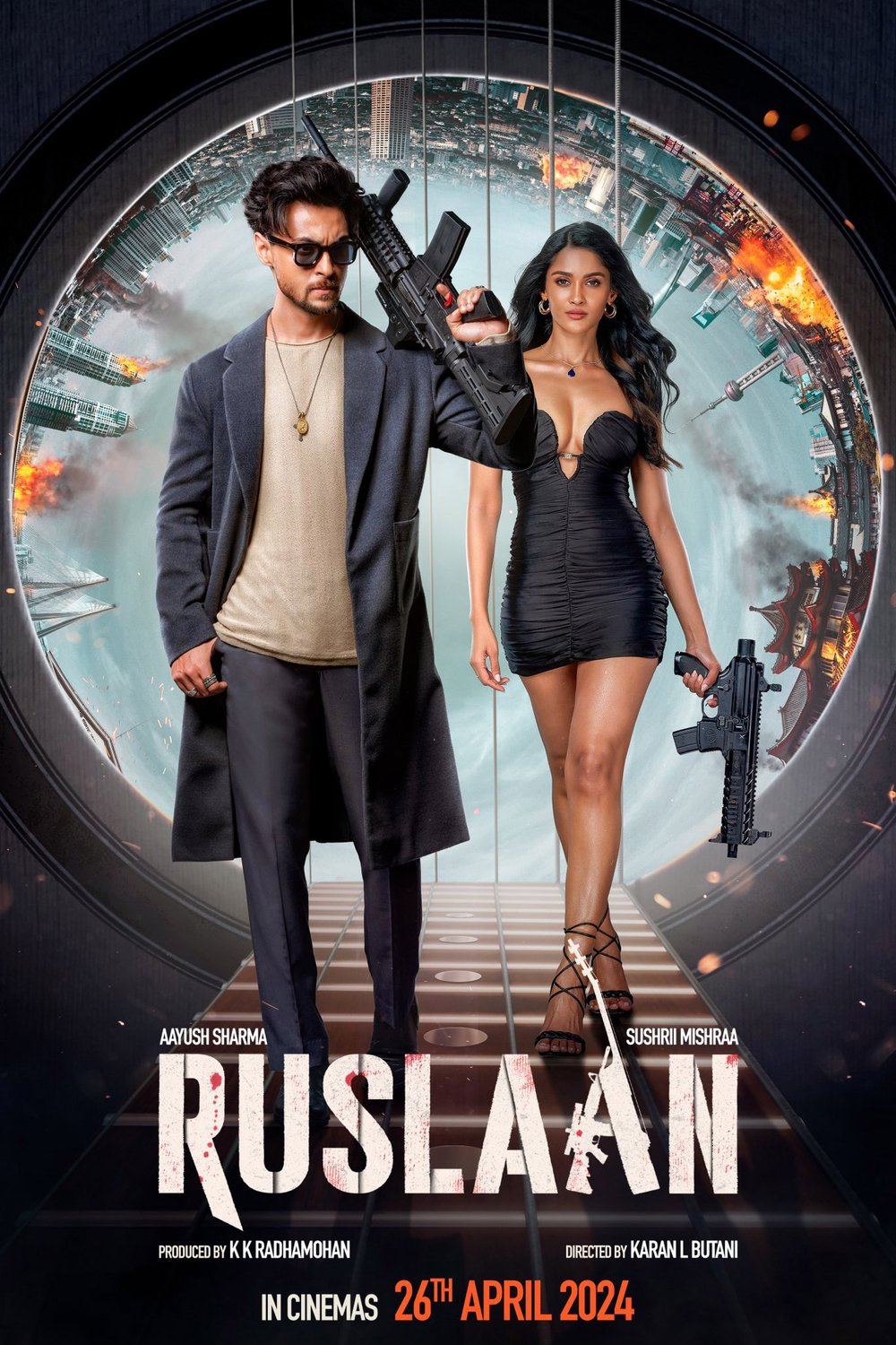 Hindi poster of the movie Ruslaan