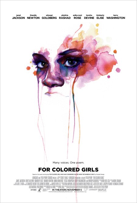 L'affiche du film For Colored Girls