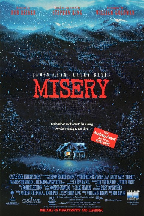 L'affiche du film Misery