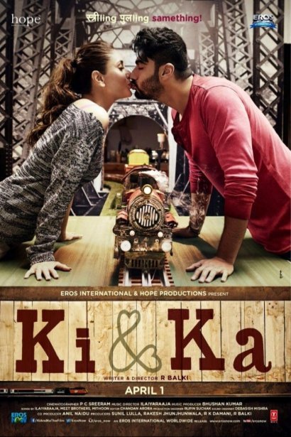 L'affiche originale du film Ki and Ka en Hindi