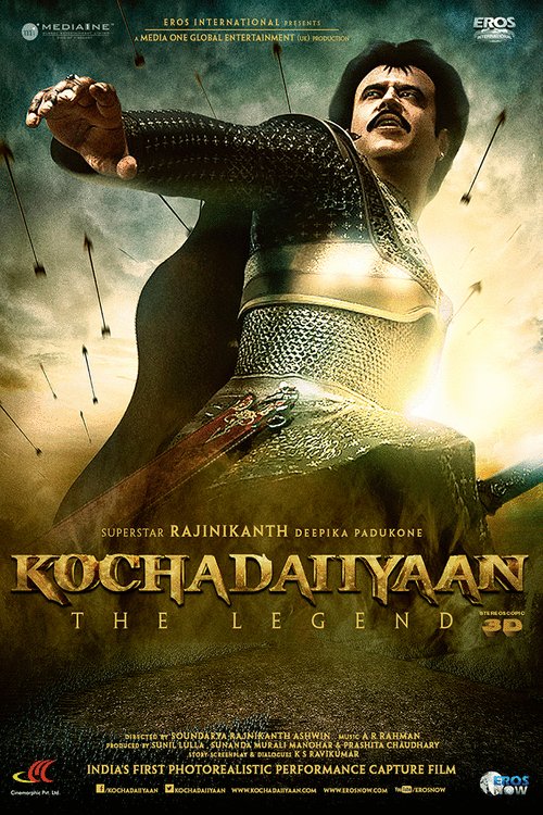 L'affiche du film Kochadaiiyaan: The Legend