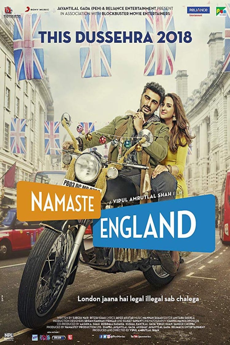 Hindi poster of the movie Namaste England