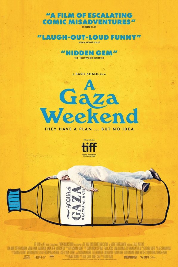 Arabic poster of the movie A Gaza Weekend