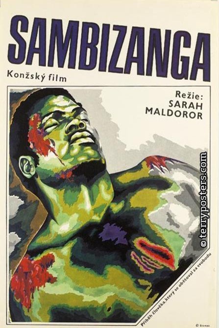 Lingala poster of the movie Sambizanga