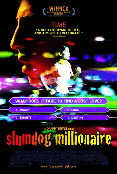 L'affiche du film Slumdog Millionaire