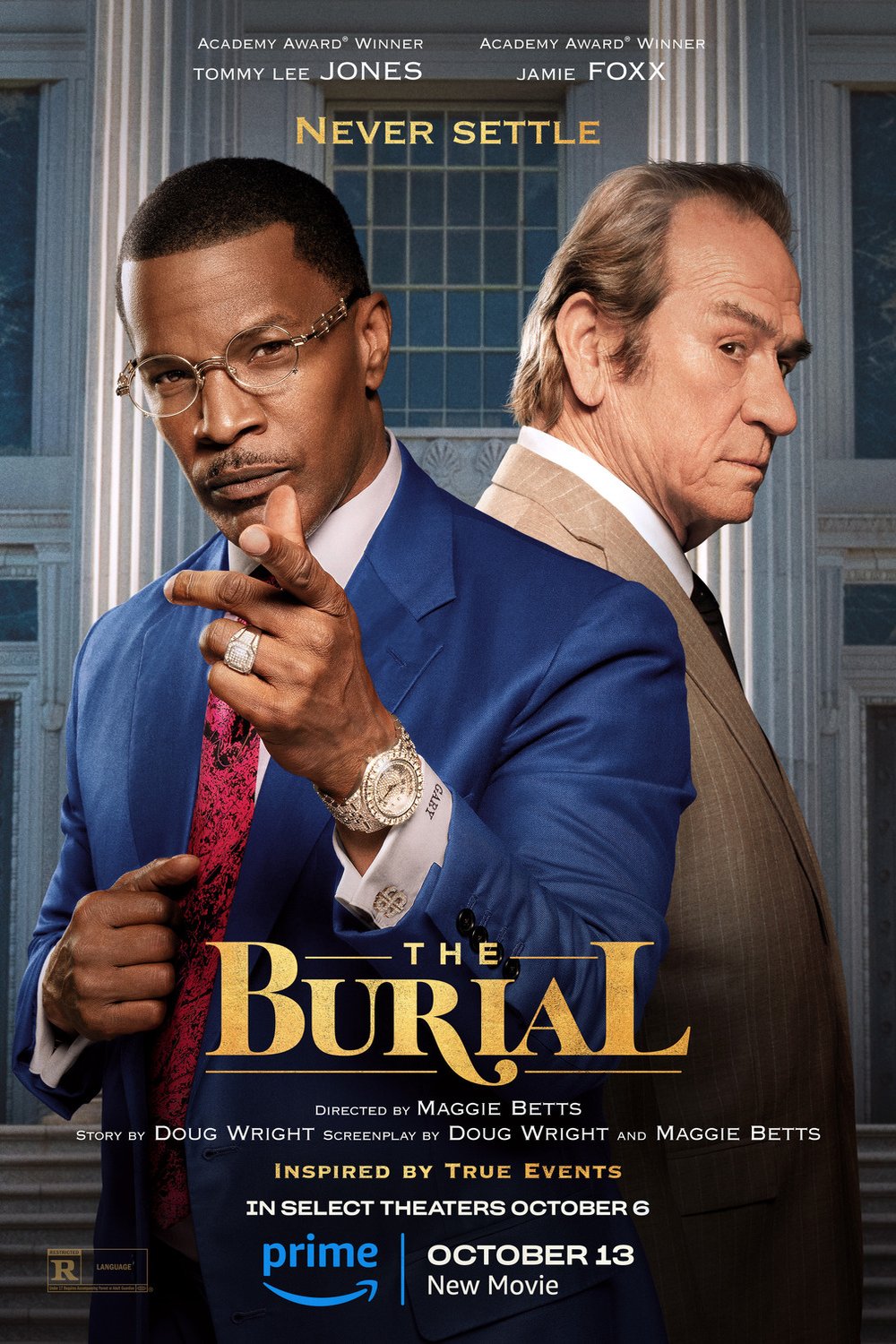 L'affiche du film The Burial
