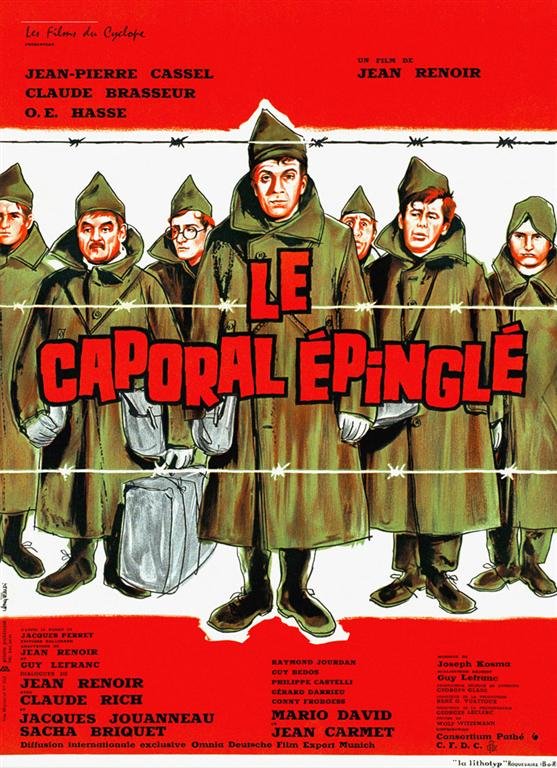 French poster of the movie The Elusive Corporal